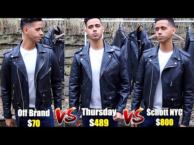 Thursday Leather Jacket Vs Schott Perfecto 118 Vs A $70 Leather