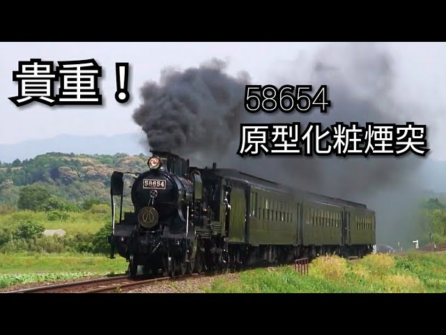 SL人吉 58654 原型煙突仕様 新緑の川線を快走！【2011年】 - YouTube