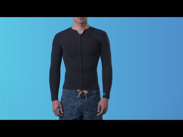 Patagonia Men's R1® Lite Yulex® Front-Zip Long-Sleeved Top - YouTube