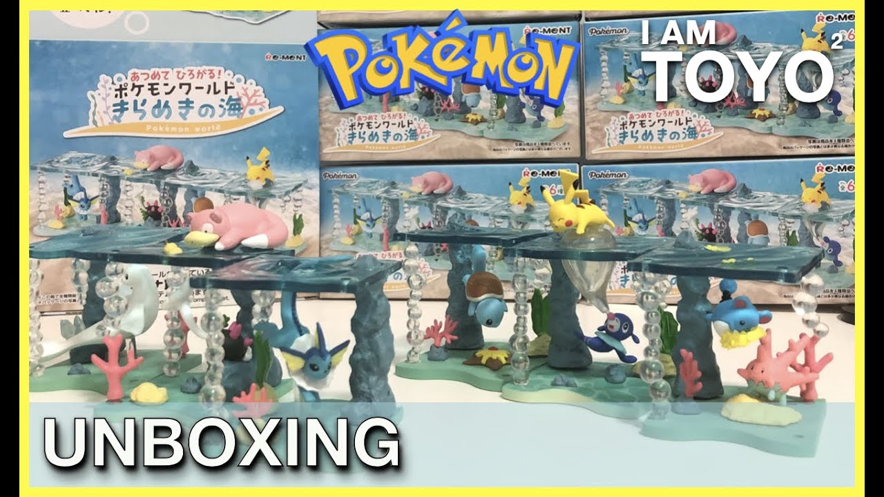 Re-ment Pokemon Underwater World Unboxing ポケモンワールド