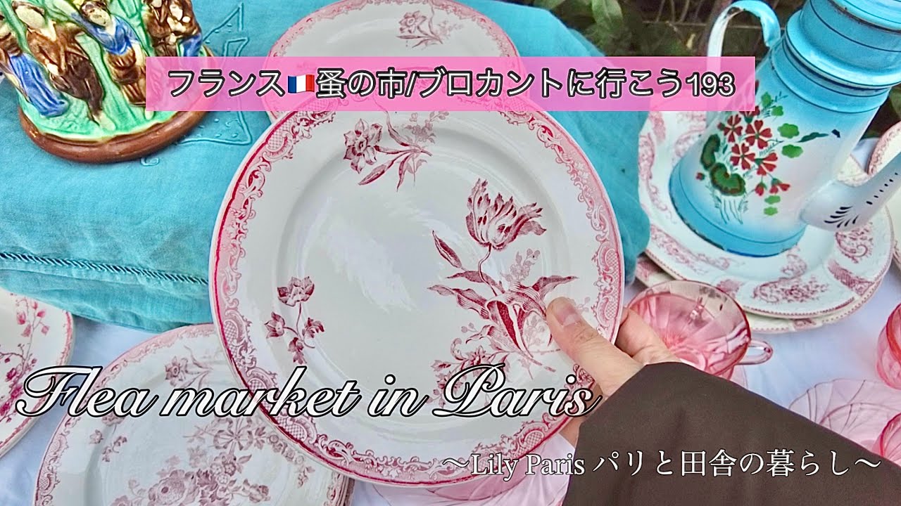 フランス🇫🇷蚤の市🌿極寒！パリヴァンヴの蚤の市🌿パリの街歩き🌿購入