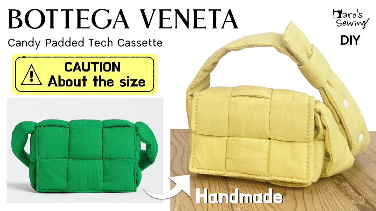 BOTTEGA VENETA] I made a cassette candy mini bag. How-to video