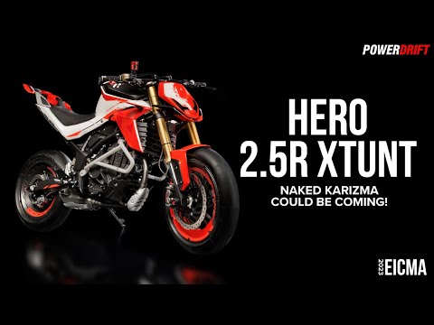 Hero's got a hot new naked motorcycle in the works! |2.5R Xtunt