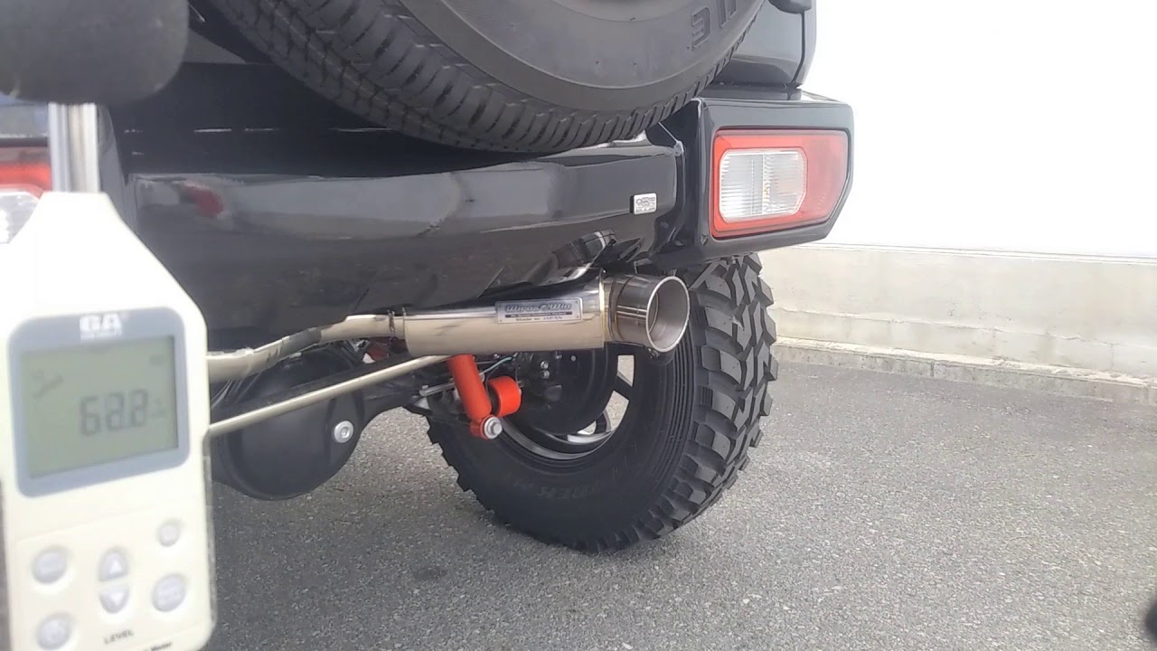 WirusWin】スズキ ジムニー（JB64）用ハイパークイックマフラー - YouTube