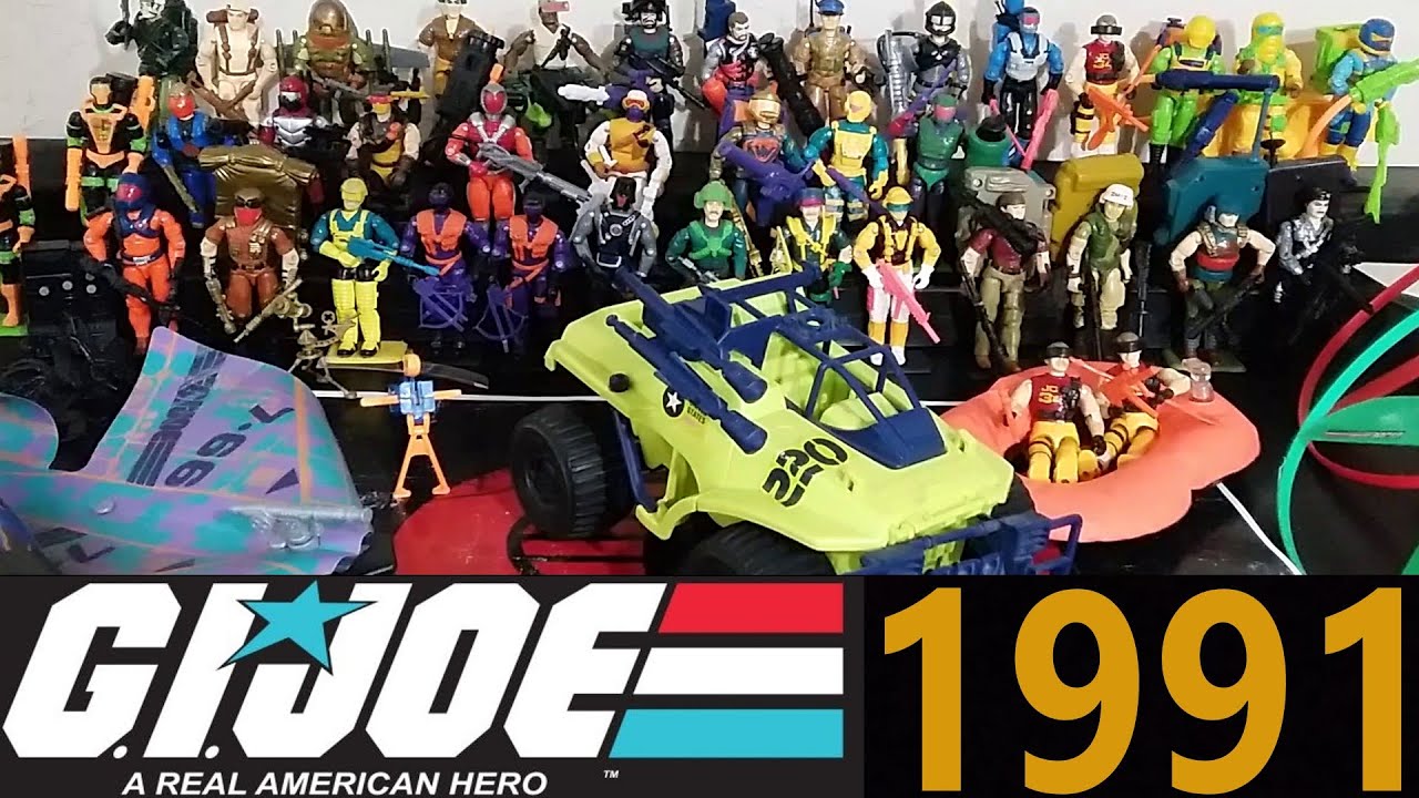 RETRO-WED: GI JOE 1991 ENTIRE TOY LINE OF FIGURES, VEHICLES AND