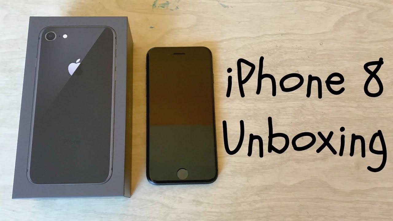 iPhone 8 256gb Space Gray Unboxing - YouTube