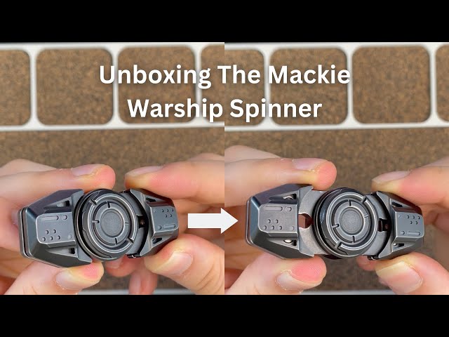 Unboxing The Mackie Warship Spinner | Daily Dose Of Fidgets
