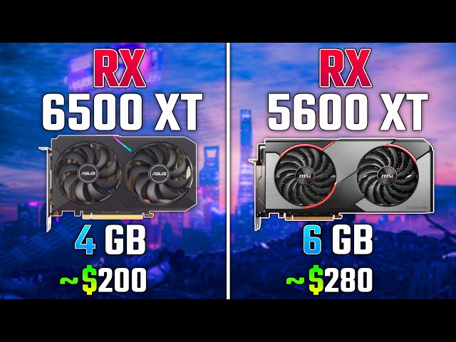 AMD RX 6500 XT vs RX 5600 XT | Test in 8 Games - YouTube