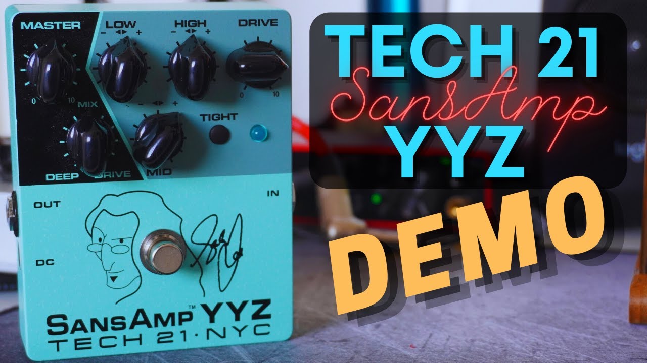 DEMO Tech 21 YYZ Geddy Lee Signature Sansamp - YouTube