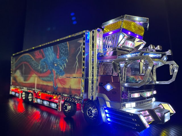 プラモデル制作 1/32 竜神丸 スクラッチ制作 トラック野郎 一番星