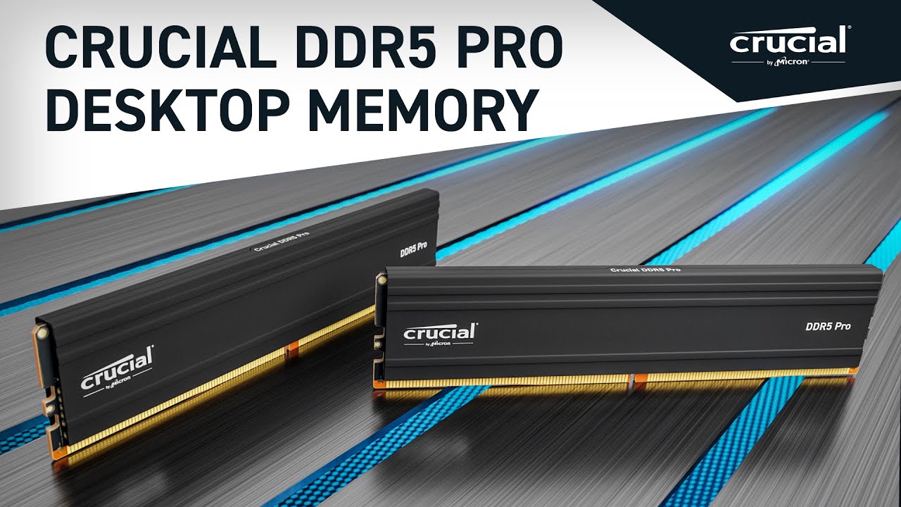 Crucial Pro 96GB Kit (48GBx2) DDR5-5600 UDIMM | CP2K48G56C46U5