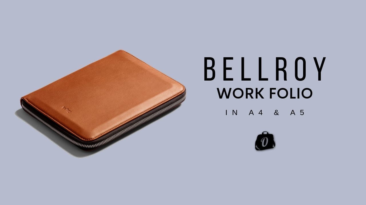 Bellroy A4 & A5 Work Folio - YouTube