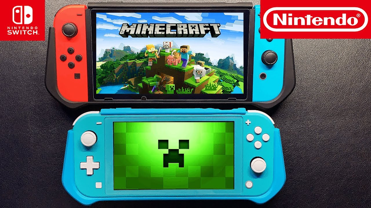 Minecraft | Nintendo Switch Vs Nintendo Switch Lite | Gameplay