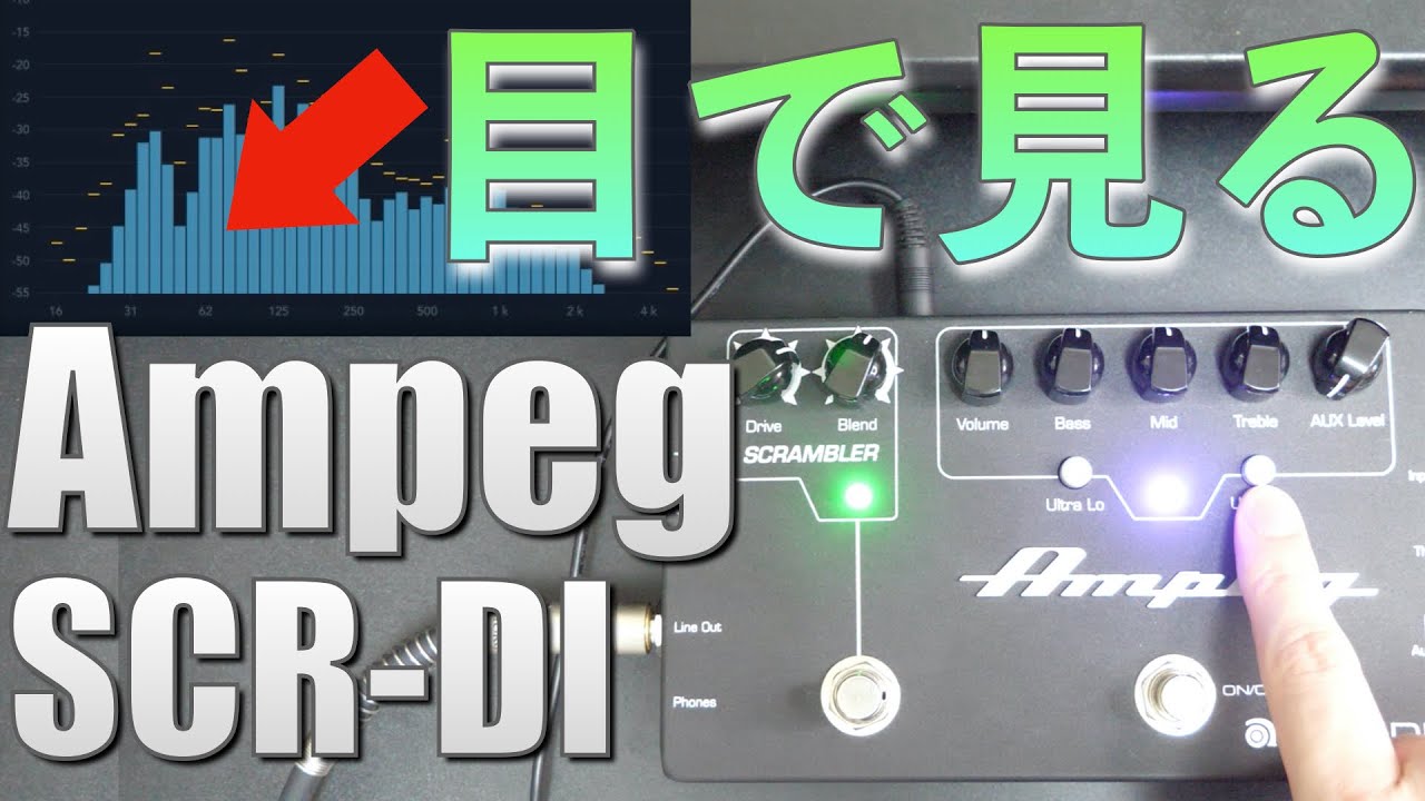 目で見る」Ampeg！家でもスタジオでもライブでも王道ベースサウンドが