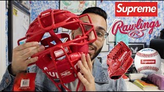 SUPREME x RAWLINGS SS18 WEEK 10 PICKUPS CATCHERS MASK - YouTube