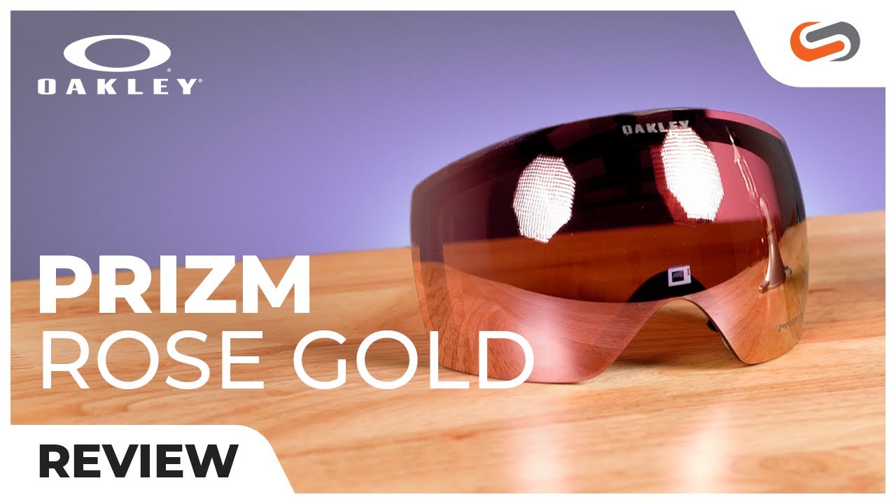 Oakley PRIZM Rose Gold Snow Goggle Lens Review! - YouTube