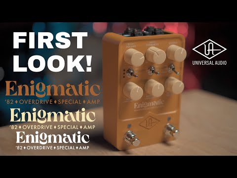 First Look! UAFX Enigmatic Pedal - Overdrive Special Amp! - YouTube