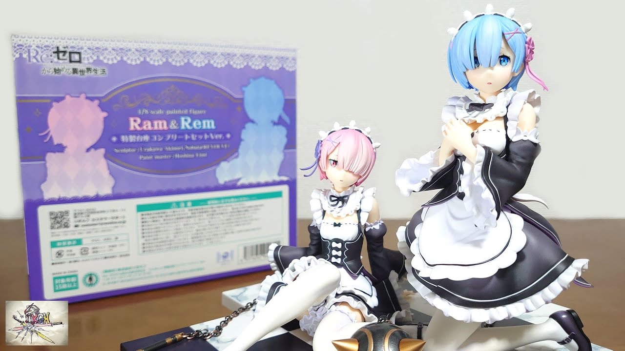 Ram and Rem appear as a set! A special pedestal and morning star