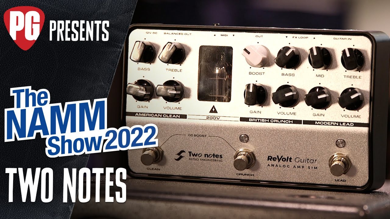 Two Notes ReVolt Guitar Preamp Demo | NAMM 2022 - YouTube
