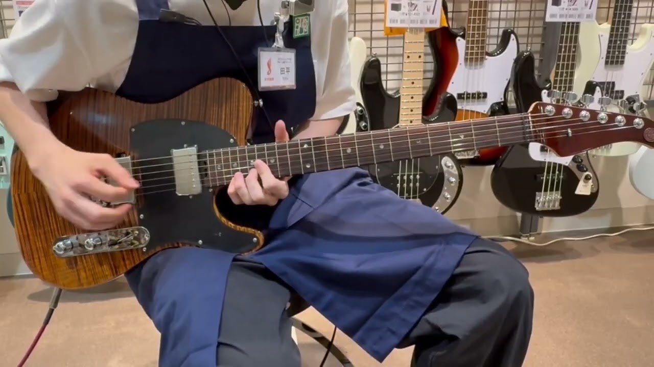 試奏動画】Kz Guitar Works Kz TL Trad 22 2H5 Flamed Maple Top - YouTube