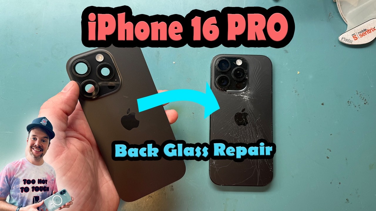 🔧 iPhone 16 Pro Back Glass Replacement Tutorial | DIY Repair