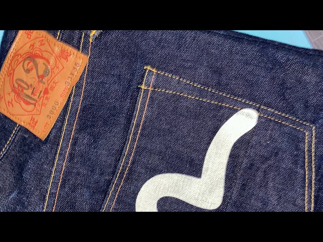 Evisu NO2 Lot 2000 Made In Japan Close Review - YouTube