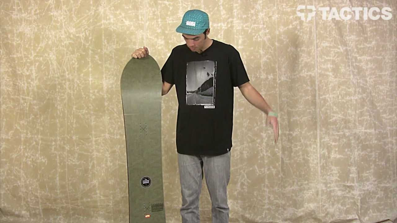 Salomon Powder Snake Snowboard 2013 Review - Tactics.com - YouTube