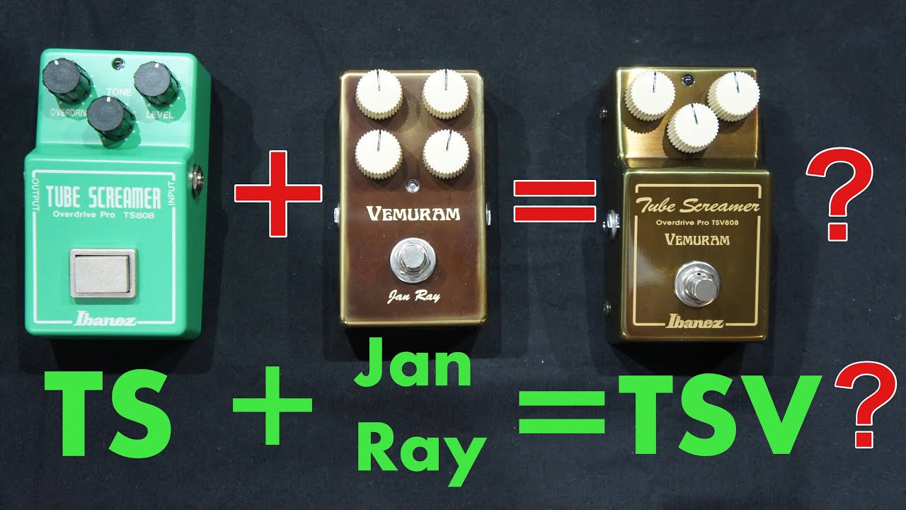 TS808+JanRay=TSV808になるのか？！ 「寺子屋！！ギター塾」 - YouTube
