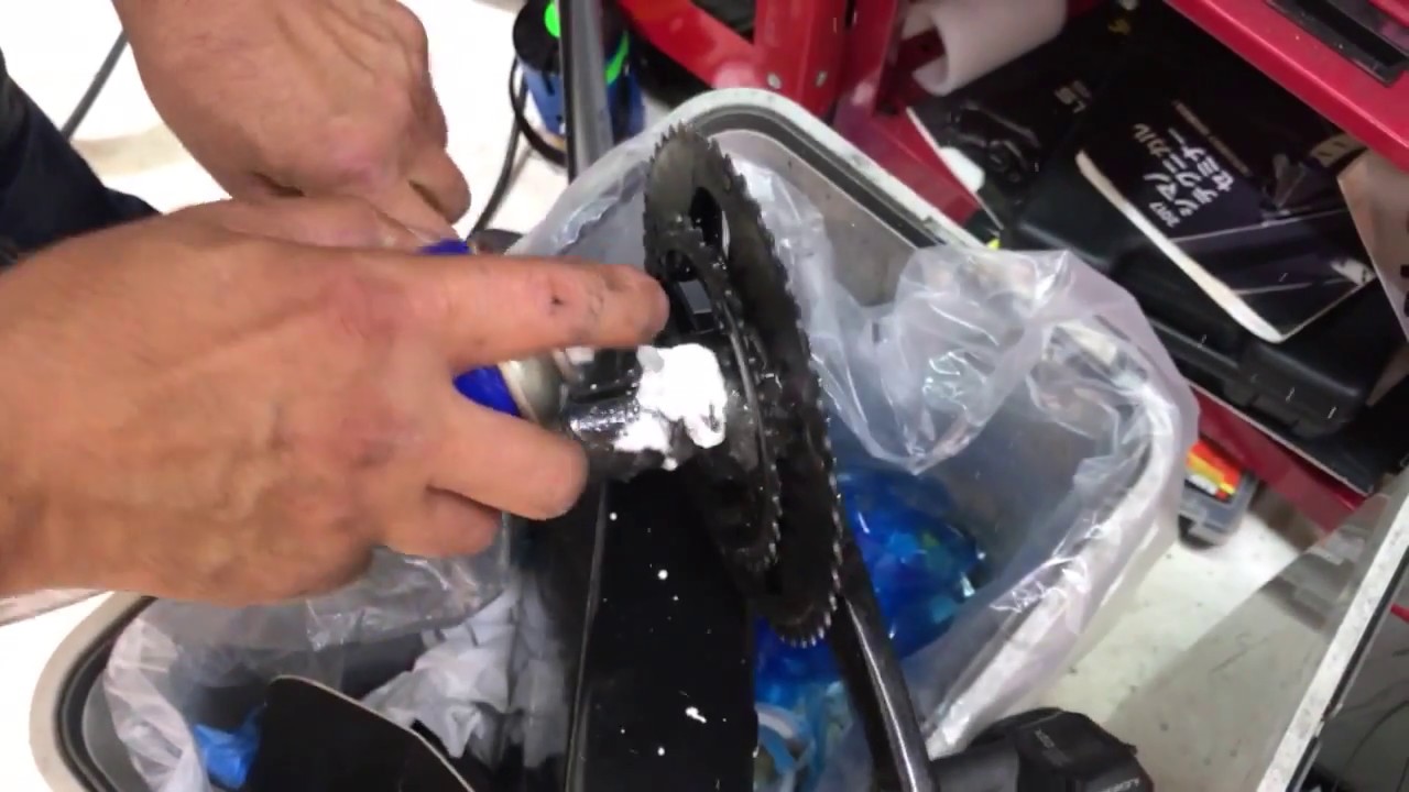 LOOK ZED3 crank maintenance - YouTube