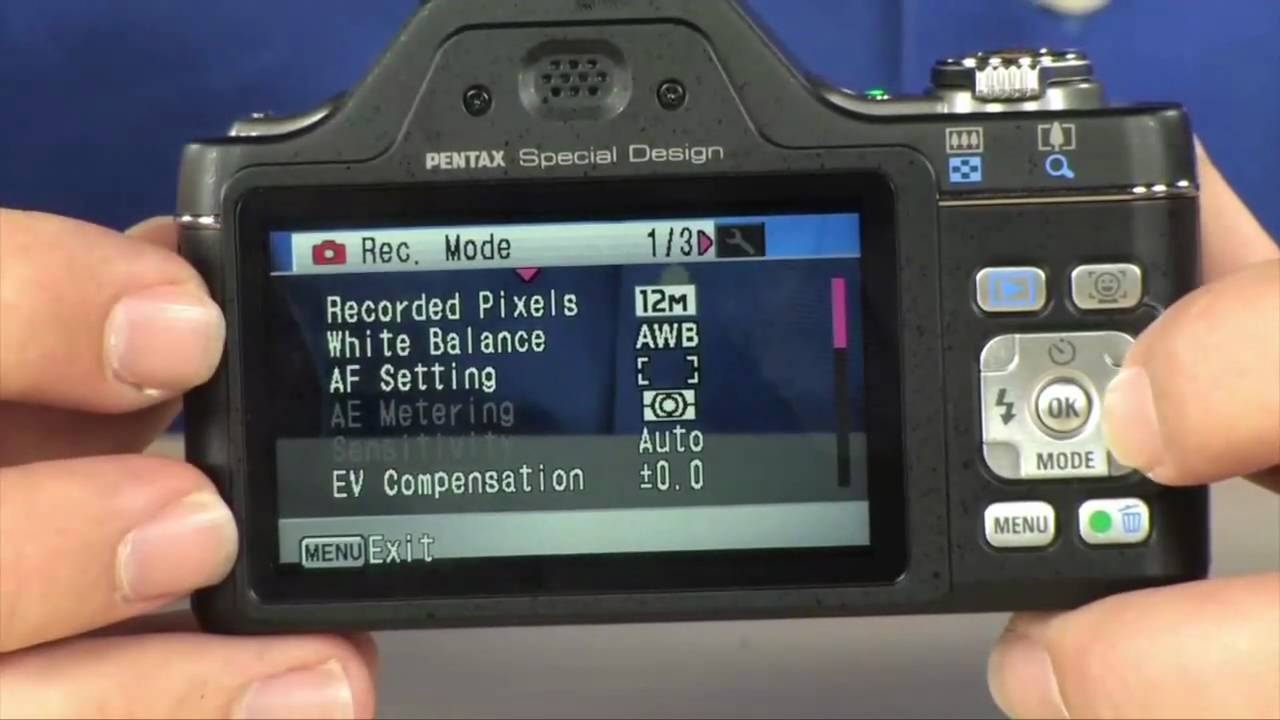 Pentax Optio I-10 16471 Digital Camera - YouTube