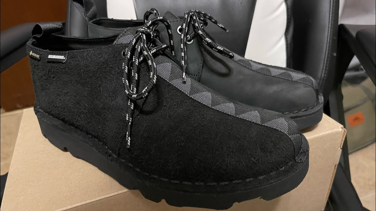 CLARKS ORIGINALS X NEIGHBORHOOD GORE-TEX Desert Trek - YouTube