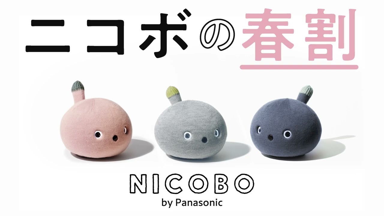 弱いロボット＞NICOBOの春割キャンペーン～ニコボと一緒にあたらしい