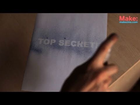 Invisible Ink Printer - YouTube