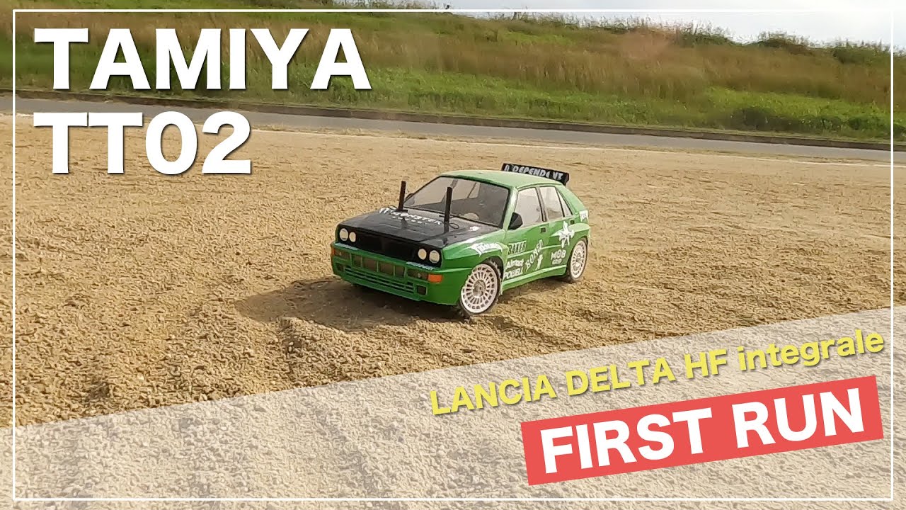 TAMIYA LANCIA DELTA INTEGRALE TT-02 /TT02 First run & Inner cover