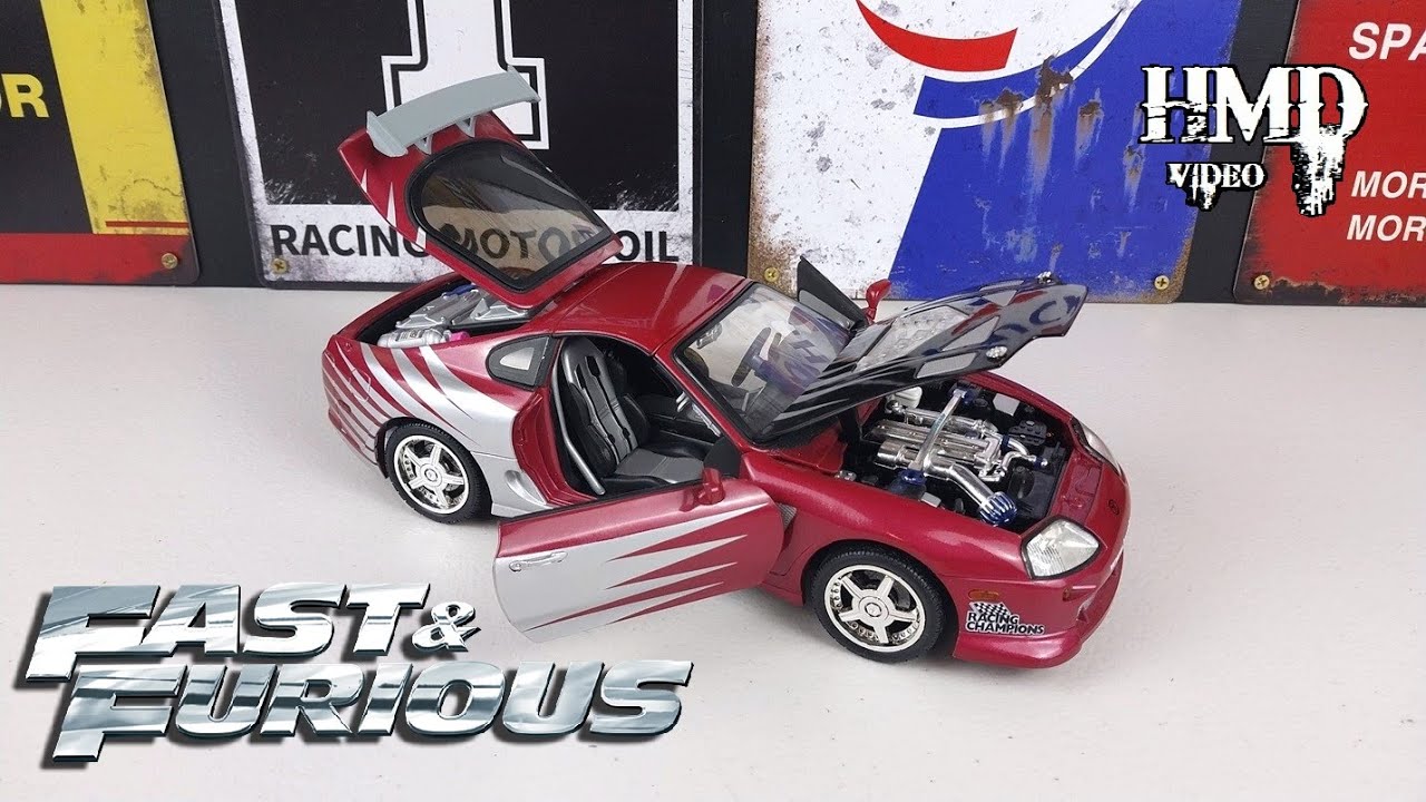 1995 Toyota Supra, Fast and Furious 1:18 Diecast Model - YouTube