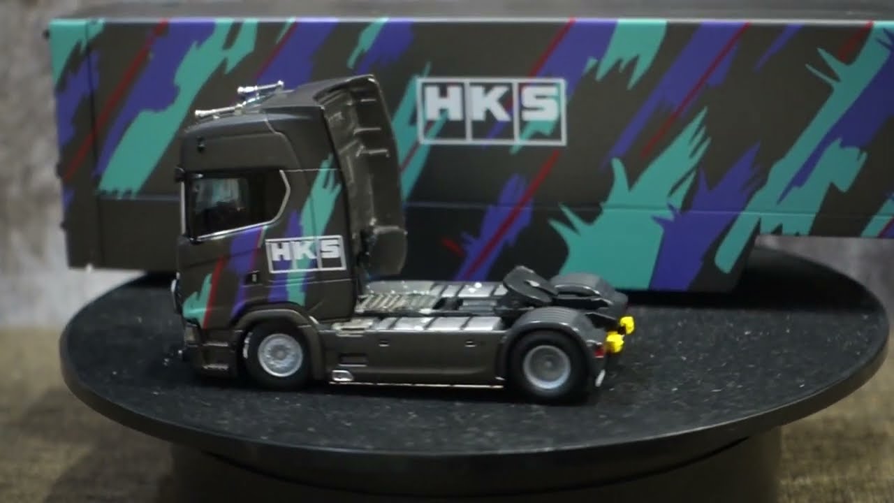 1/64 Star Model Scania S730 V8 Enclosed Double Deck Gull Wing HKS