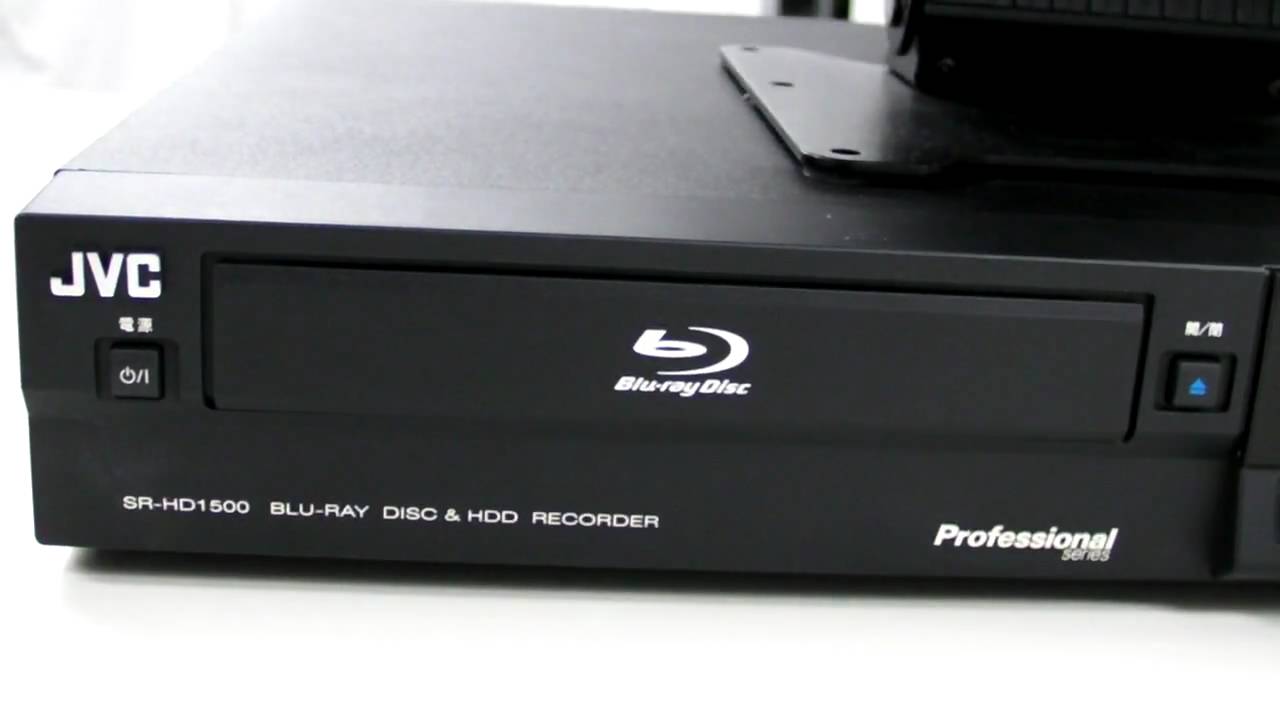 Victor/JVC 業務用Blu-ray＆HDDレコーダー SR-HD1500 - YouTube