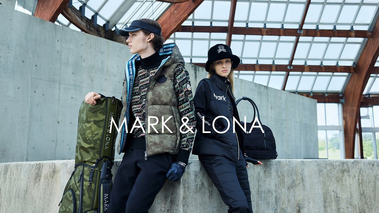 MARK & LONA カモフラージュ ゴルフジャケットダブルジップ 46 MARK