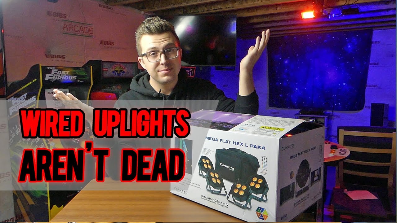 Eliminator Mega Flat Hex L PAK4 | New Affordable Uplights for 2024