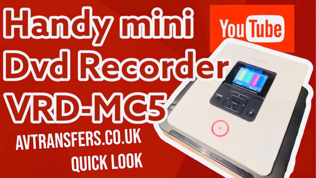 Sony VRD MC5 DVD Recorder - eBay Purchase for a Tenner‬