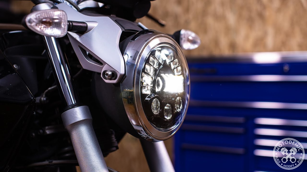 MOTODEMIC EVO-S LED ヘッドライト クラシック R1200R 06-14 ブラック