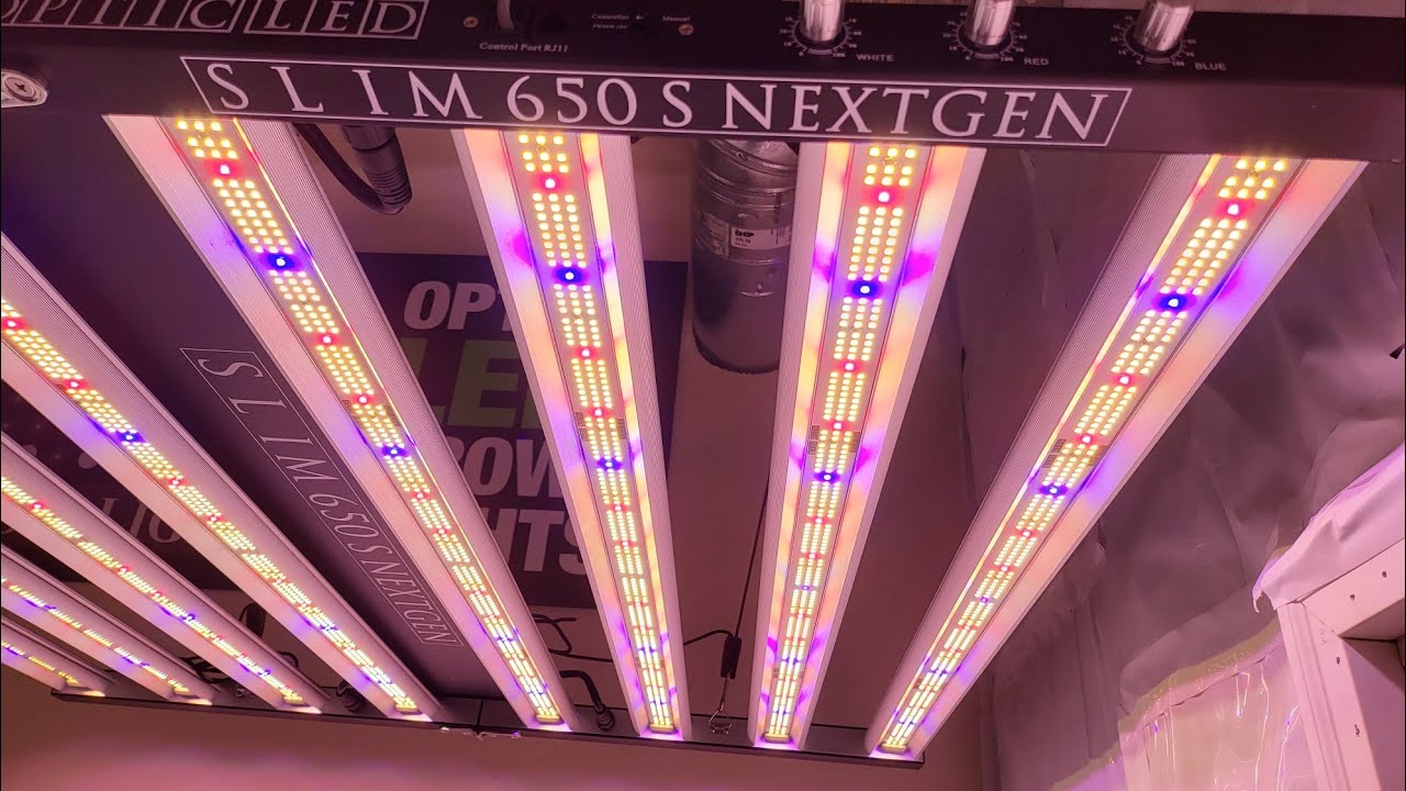 Slim 650S NextGen V2 - 3 Way Dimmable LED Grow Light - 650w (3500k