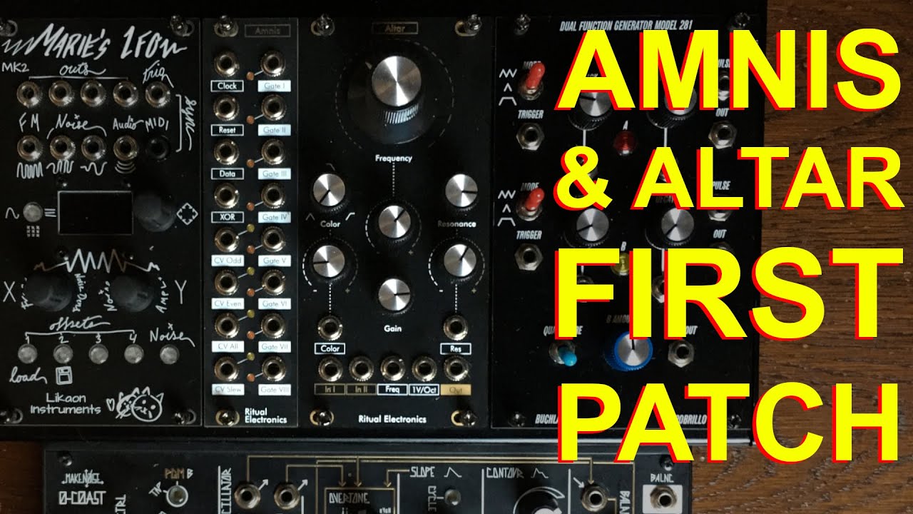 Ritual Electronics Amnis モジュラーシンセサイザー Ritual