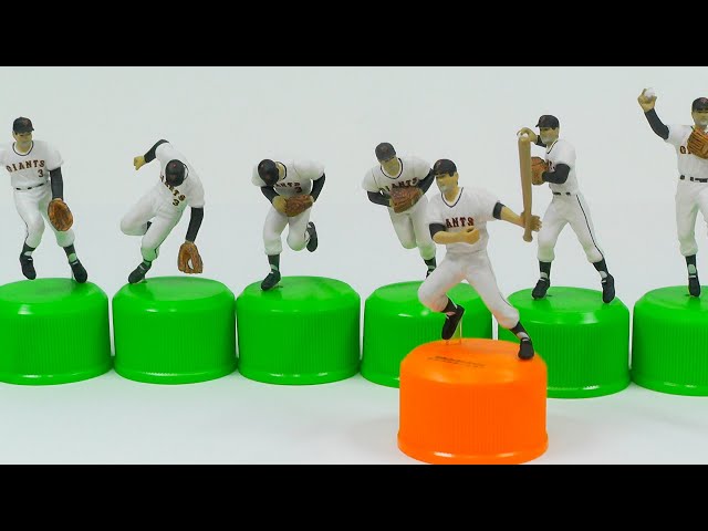 長嶋茂雄 フィギュア(ボトルキャップ) 全8種 - YouTube