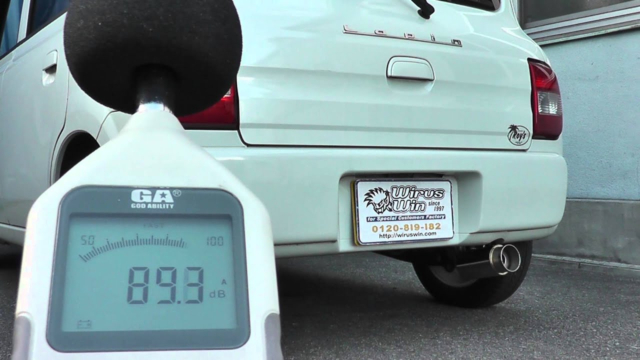 WirusWin】スズキ ラパン用コンパクトマフラー - YouTube