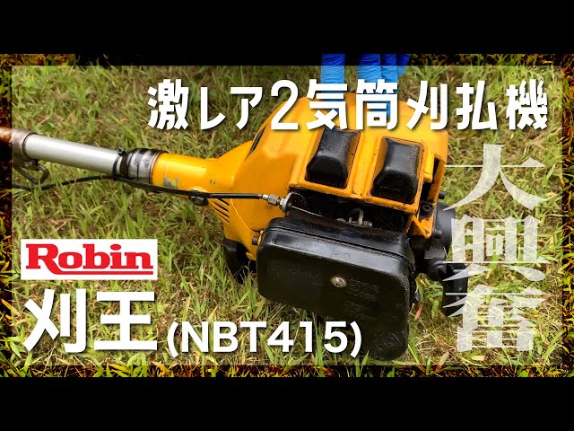 Robin NBT415] Extremely rare 2-cylinder brush cutter that will get