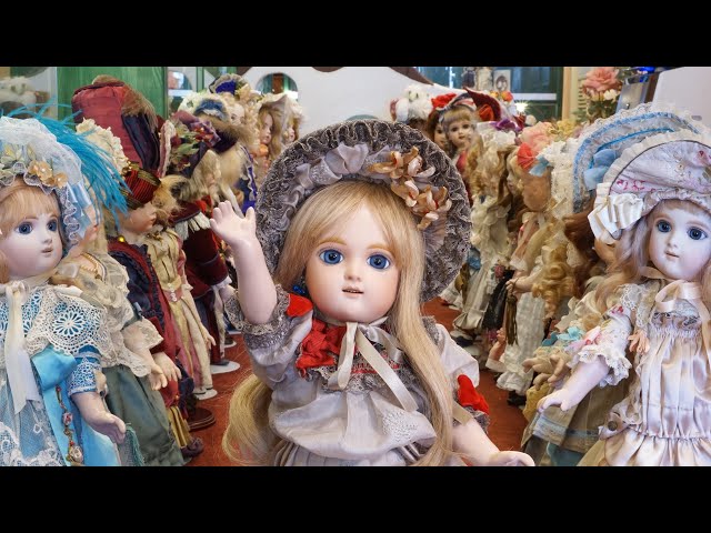 ビスクドール200体の館を探検【ガイドも人形】｜ベベタビトビスク