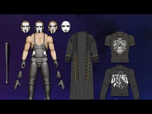 AEW ジャズウェアズ ウォルマート限定 スティング フィギュア (箱破損