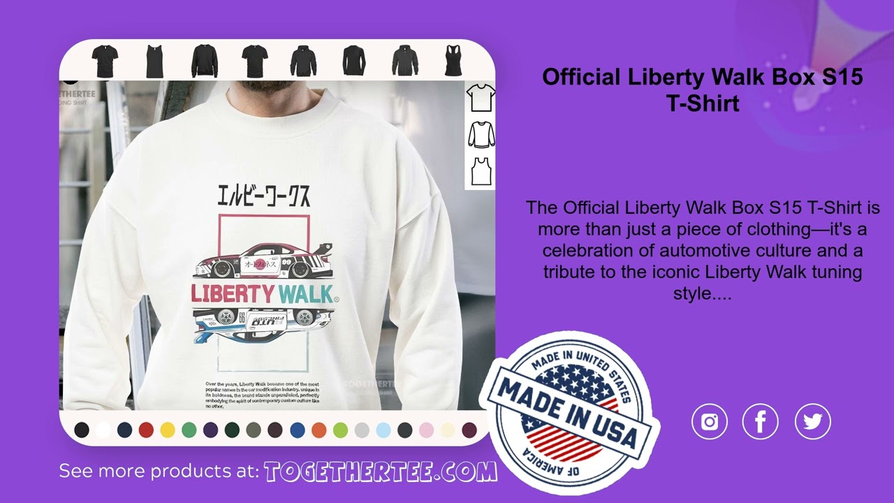 Official Liberty Walk Box S15 T-Shirt - Togethertee