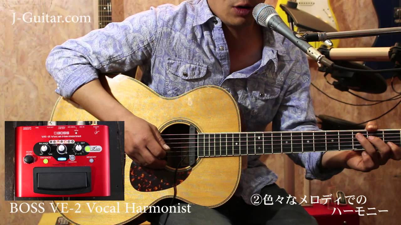 レビュー】 BOSS VE-2 Vocal Harmonist 「2.色々なメロディでの